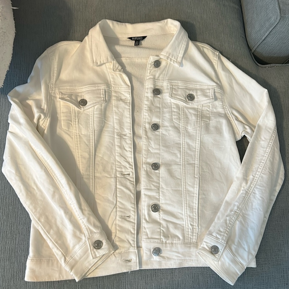 White Jean Jacket